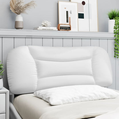 Headboard Cushion "Hvar" White 39.4" Faux Leather