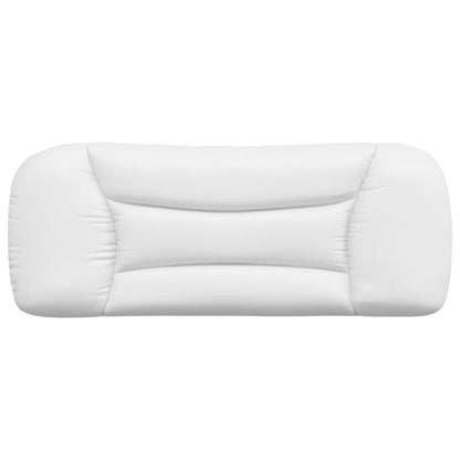 Headboard Cushion "Hvar" White 39.4" Faux Leather