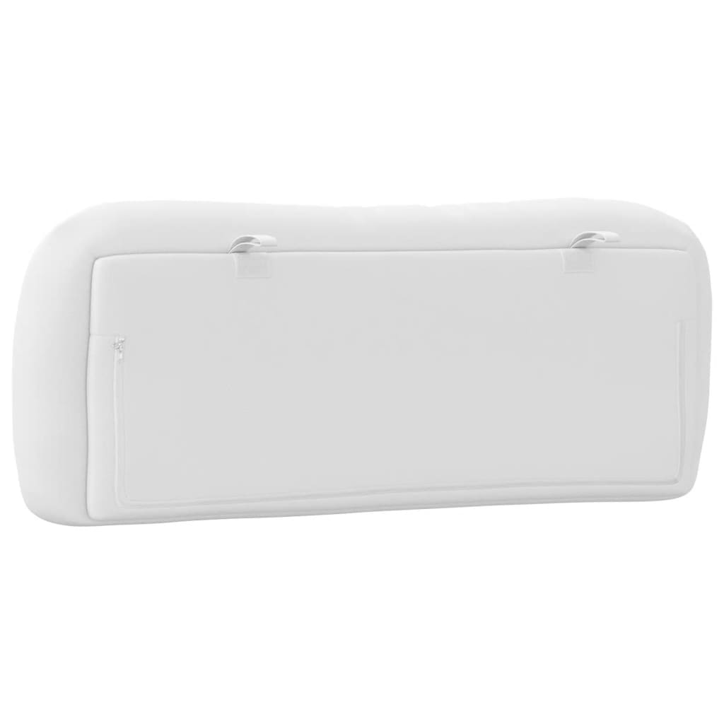 Headboard Cushion "Hvar" White 39.4" Faux Leather