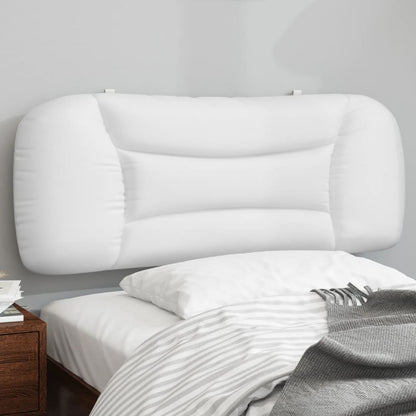 Headboard Cushion "Hvar" White 39.4" Faux Leather