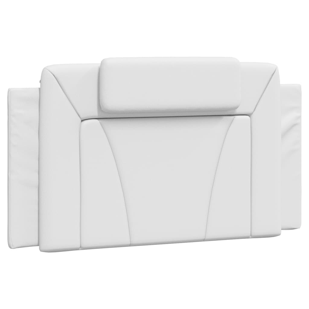 Headboard Cushion "Viana" White 39.4" Faux Leather