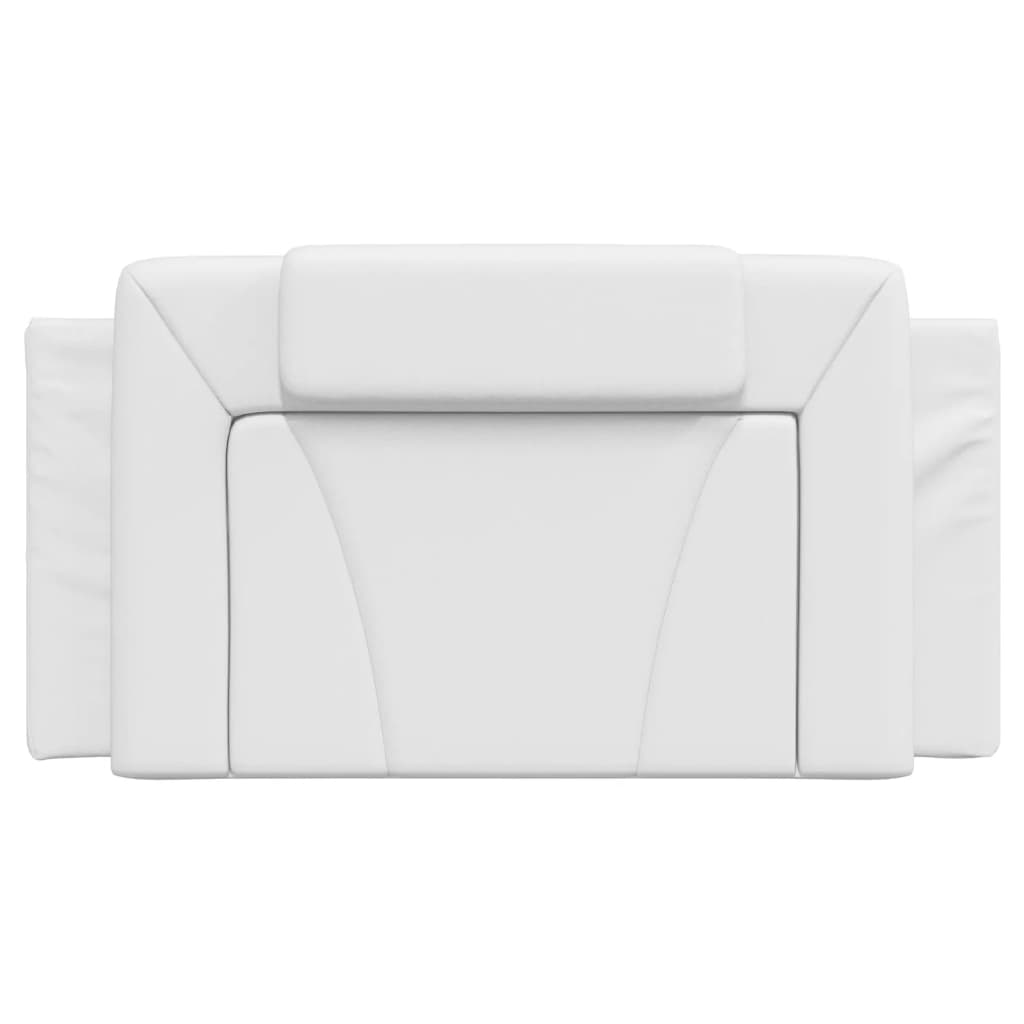 Headboard Cushion "Viana" White 39.4" Faux Leather