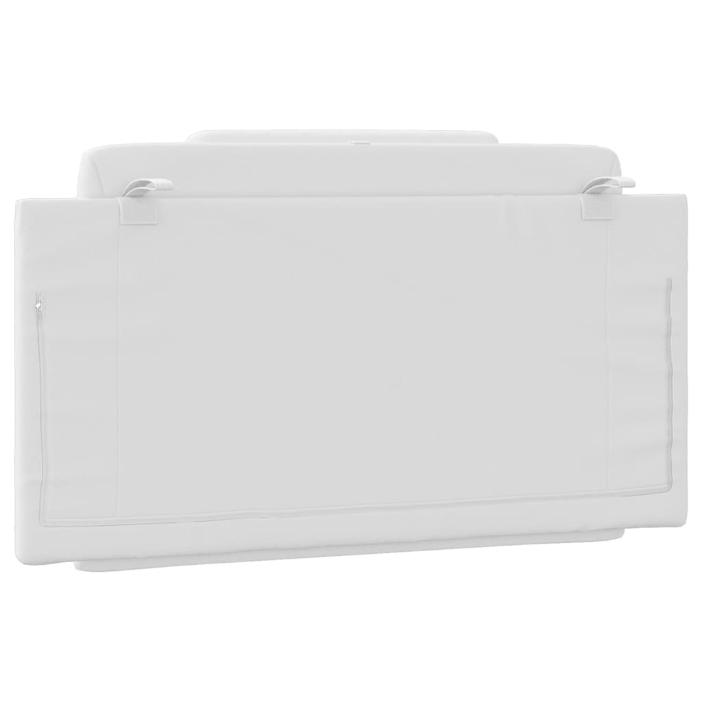 Headboard Cushion "Viana" White 39.4" Faux Leather
