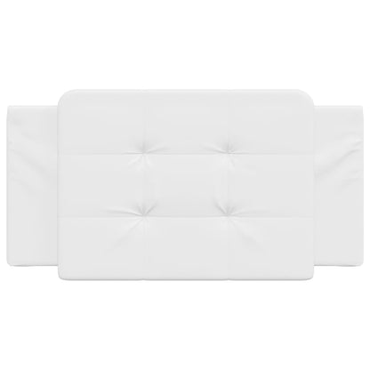Headboard Cushion "Zadar" White 39.4" Faux Leather