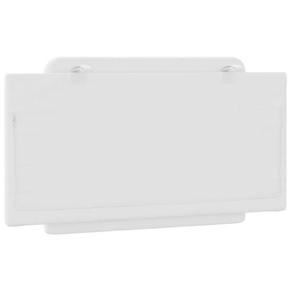 Headboard Cushion "Zadar" White 39.4" Faux Leather