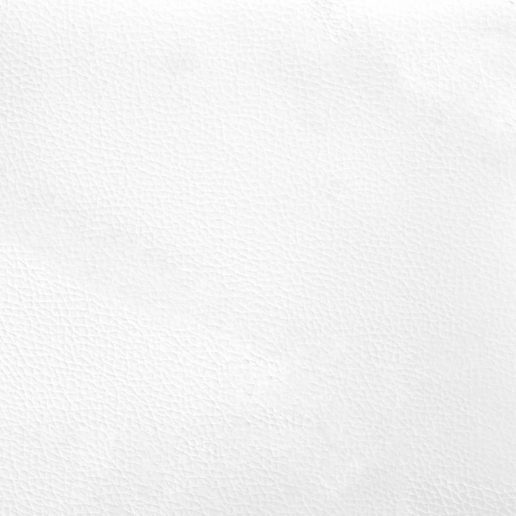 Headboard Cushion "Zadar" Black and White 39.4" Faux Leather