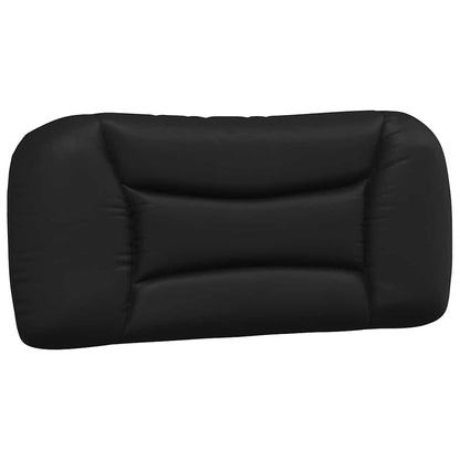 Bed Frame without Mattress "Hvar" Black and White 90x190 cm Faux Leather