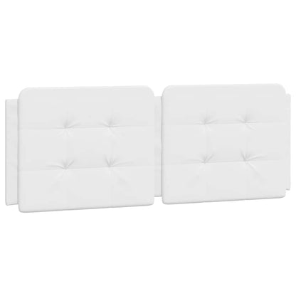 Bed Frame without Mattress "Zadar" White 53.9"x74.8" Faux Leather