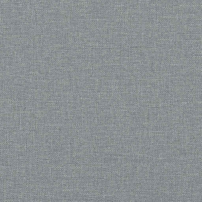 Bed with Mattress "Dover" Light Grey Single Fabric