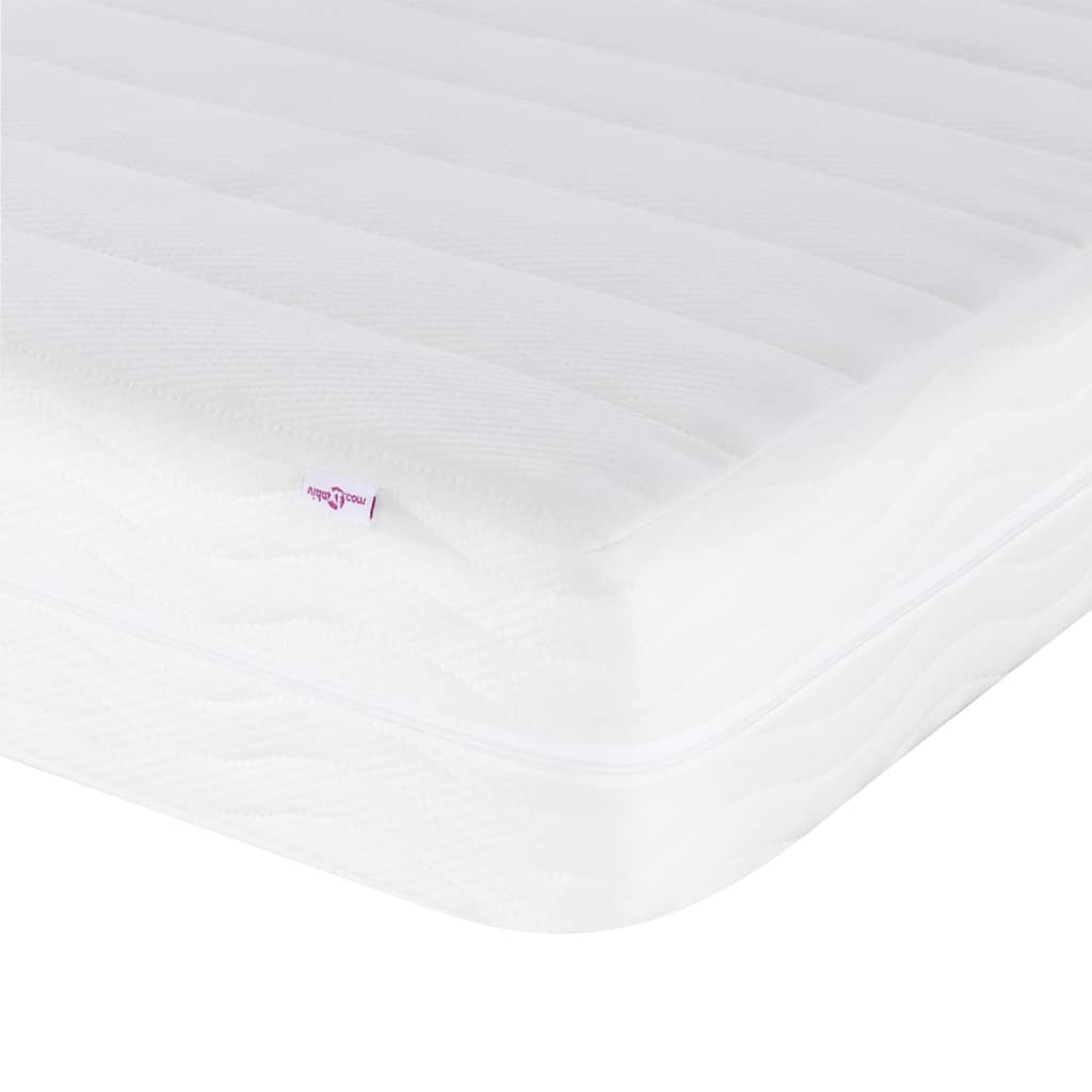 Bed with Mattress "Dover" Black Single Faux Leather