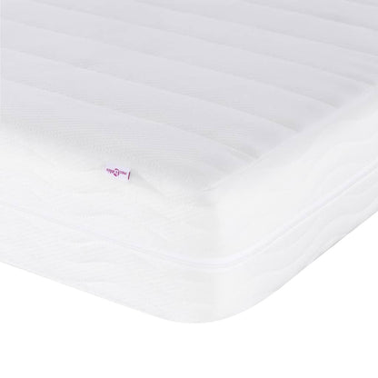 Bed with Mattress "Dover" Black Single Faux Leather