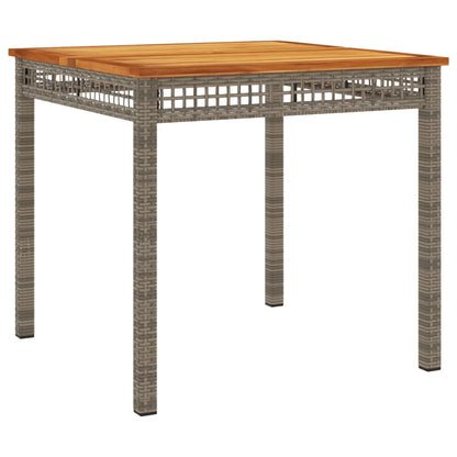 Garden Dining Set | Grey | PE Rattan | 4 Seater
