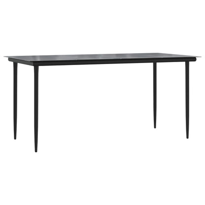 Garden Dining Set | Black, Cream White