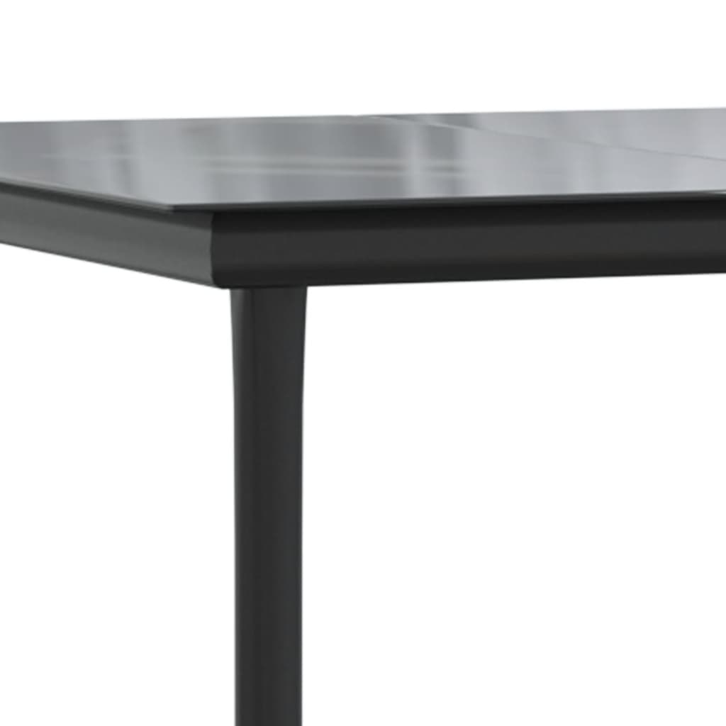 Garden Dining Set | Grey | PE rattan | UV-resistant materials
