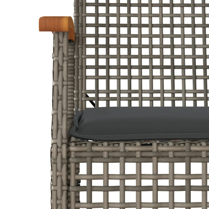 Garden Dining Set | Grey, Black, Dark Grey