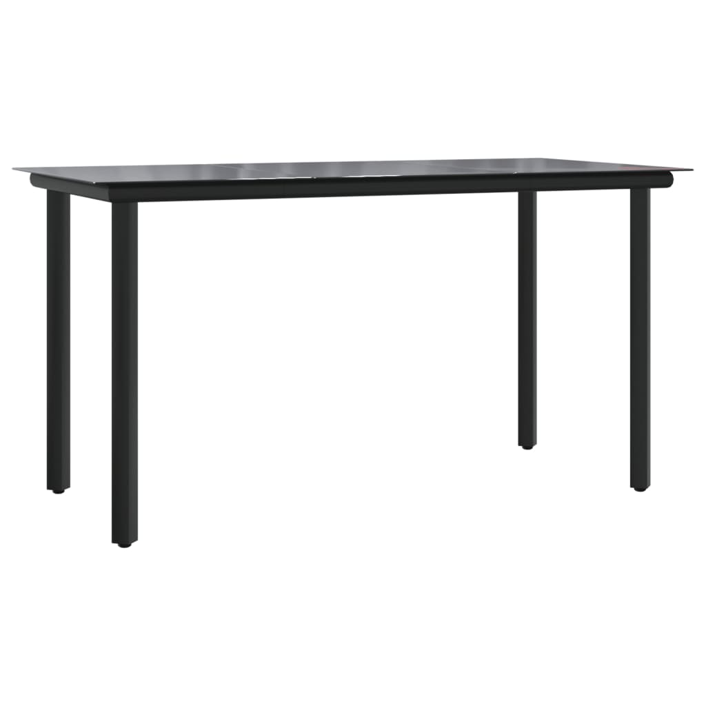 Garden Dining Set | Grey | PE rattan | Medium | UV-resistant materials