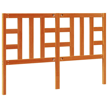 Headboard Wax Brown 150 cm Solid Wood Pine