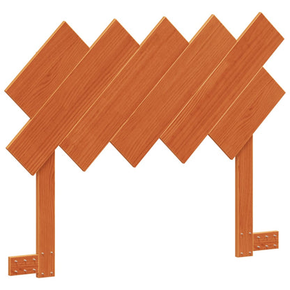 Headboard Wax Brown 100 cm Solid Wood Pine