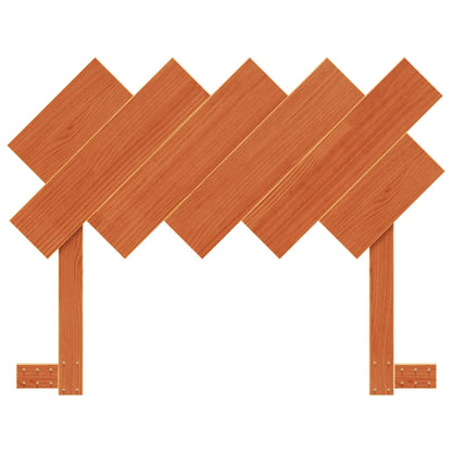 Headboard Wax Brown 100 cm Solid Wood Pine