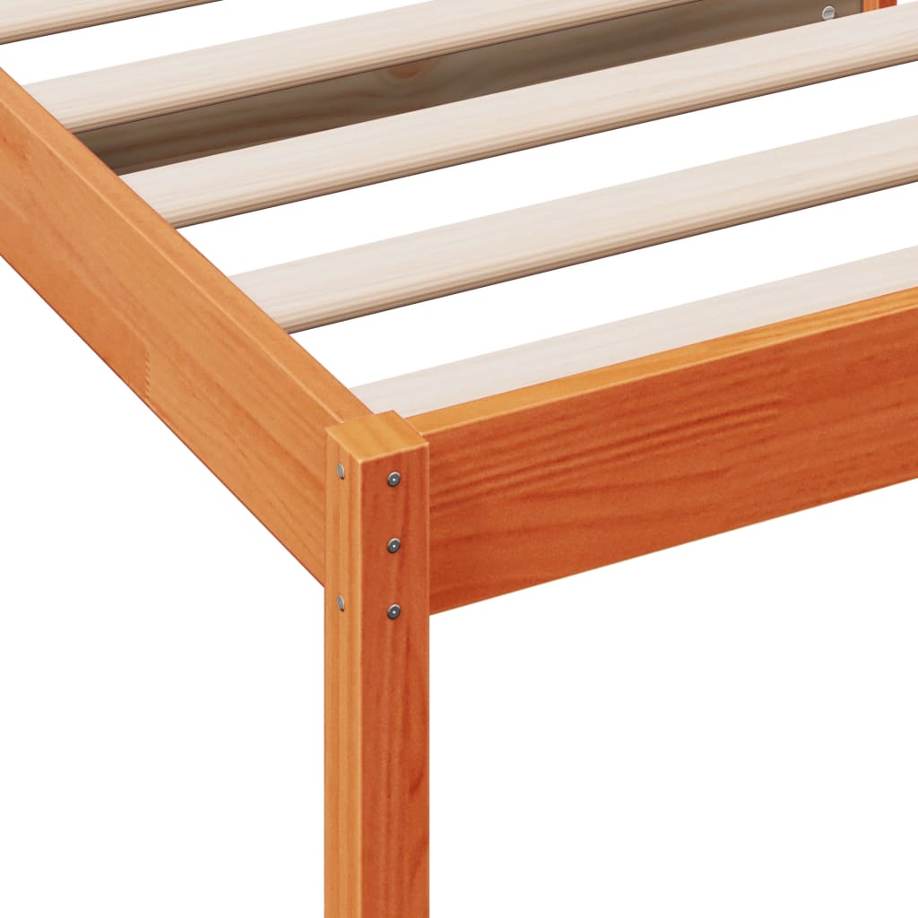Day Bed | Wax brown | Solid pine wood | Single