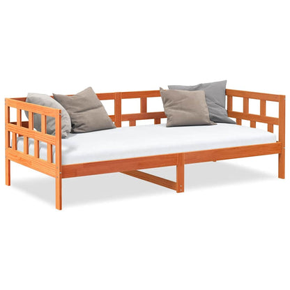 Day Bed | Wax brown | Solid pine wood | Single