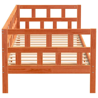 Day Bed | Wax brown | Solid pine wood | Single