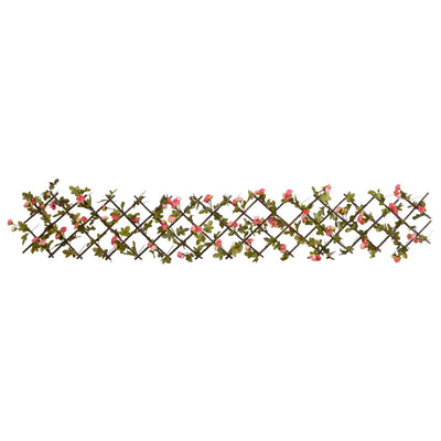  Artificial Ivy Trellis Expandable 5 pcs Dark Pink 180x20 cm