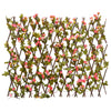  Artificial Ivy Trellis Expandable Dark Pink 180x60 cm