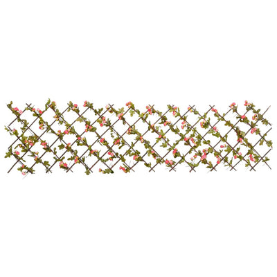  Artificial Ivy Trellis Expandable Dark Pink 180x60 cm