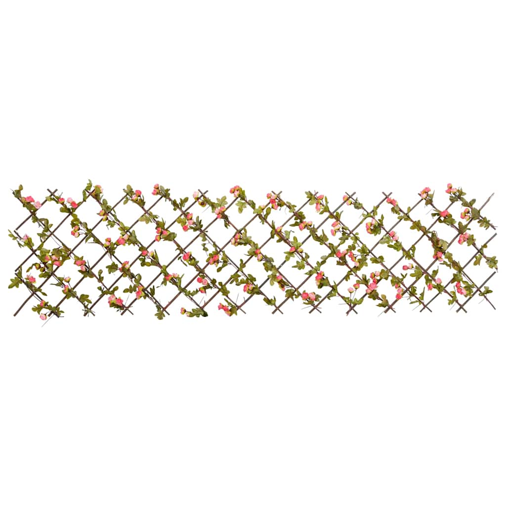  Artificial Ivy Trellis Expandable 5 pcs Dark Pink 180x60 cm