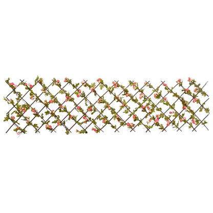  Artificial Ivy Trellis Expandable 5 pcs Dark Pink 180x60 cm