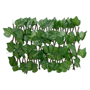 Artificial Grape Leaf Trellis Expandable Green 5 pcs 180x30 cm