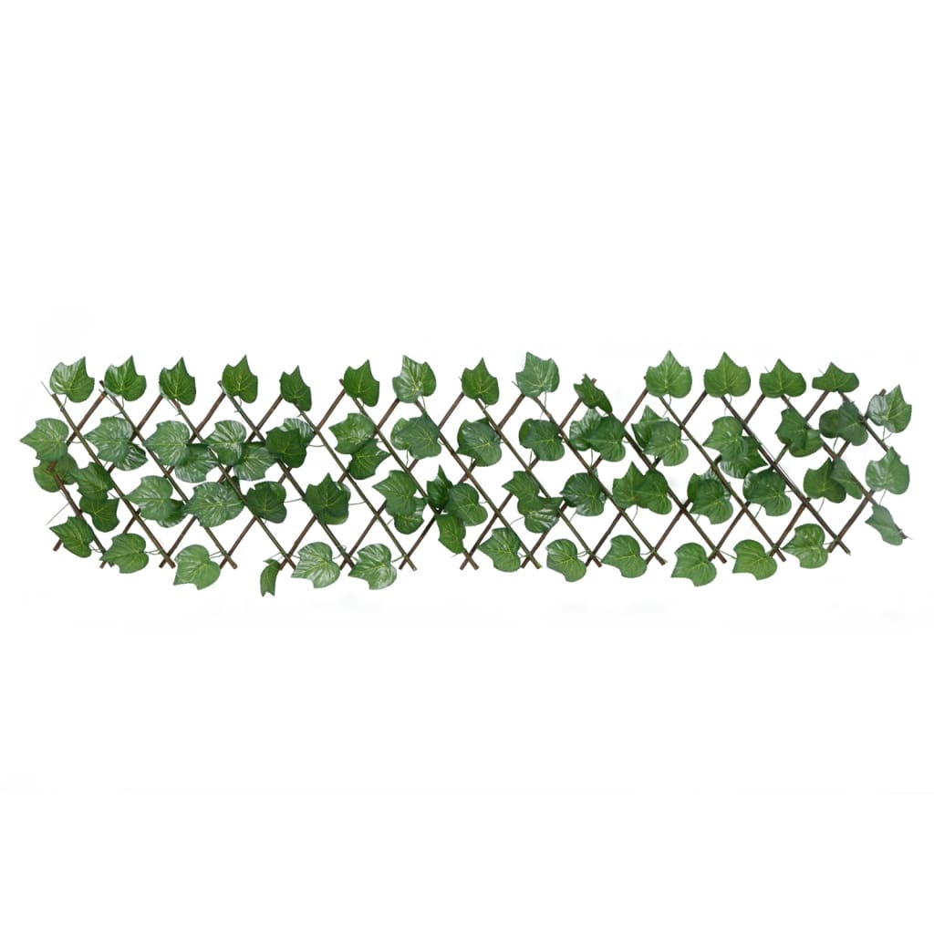 Artificial Grape Leaf Trellis Expandable Green 5 pcs 180x20 cm