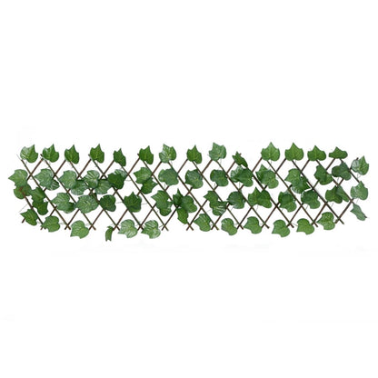 Artificial Grape Leaf Trellis Expandable Green 5 pcs 180x20 cm