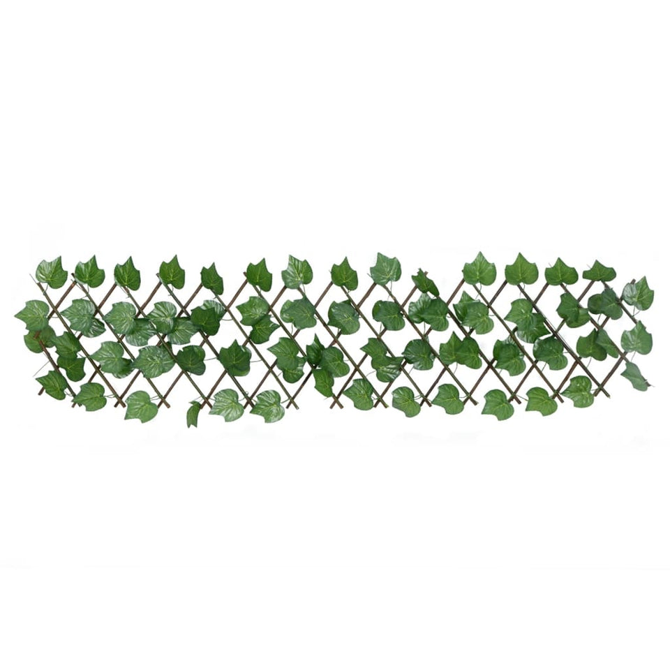 Artificial Grape Leaf Trellis Expandable Green 5 pcs 180x30 cm