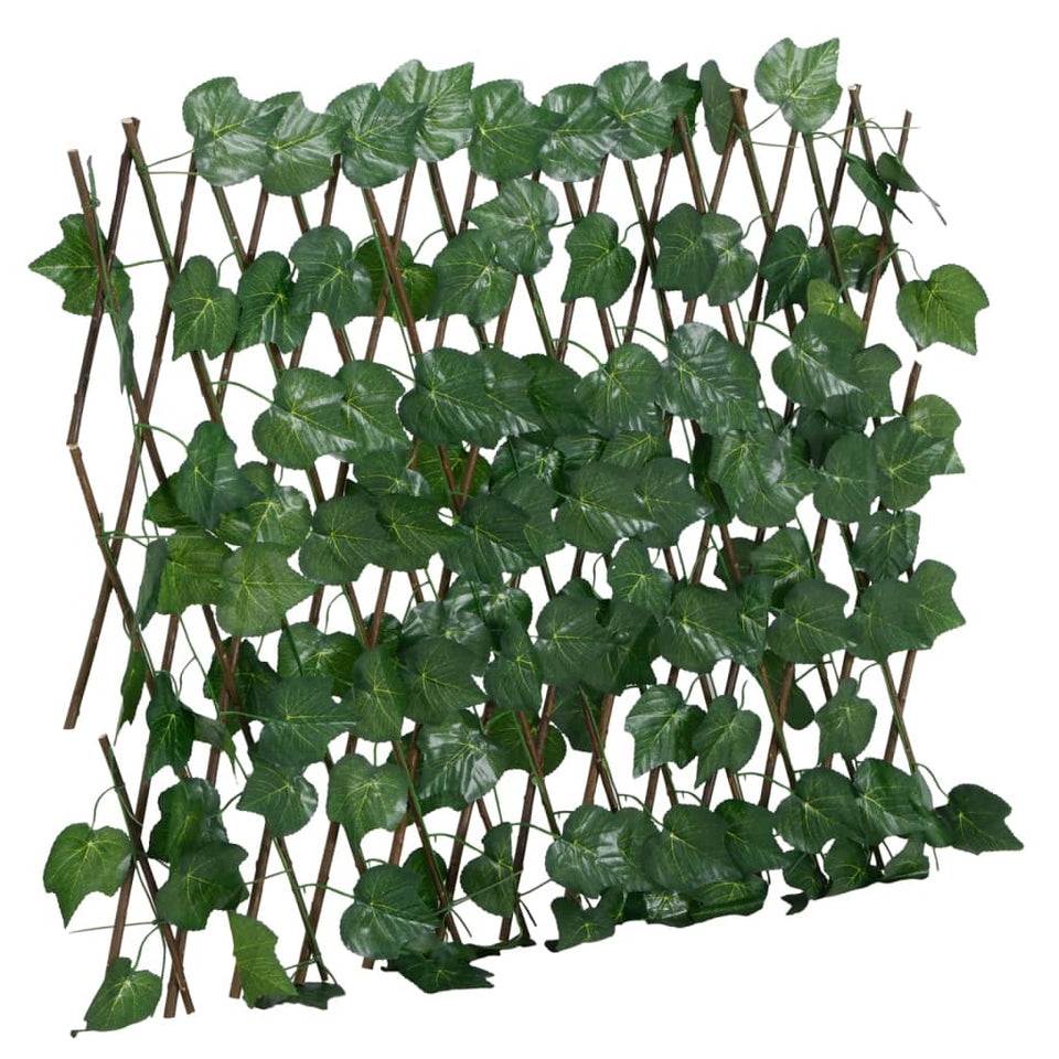 Artificial Grape Leaf Trellis Expandable Green 5 pcs 190x60 cm