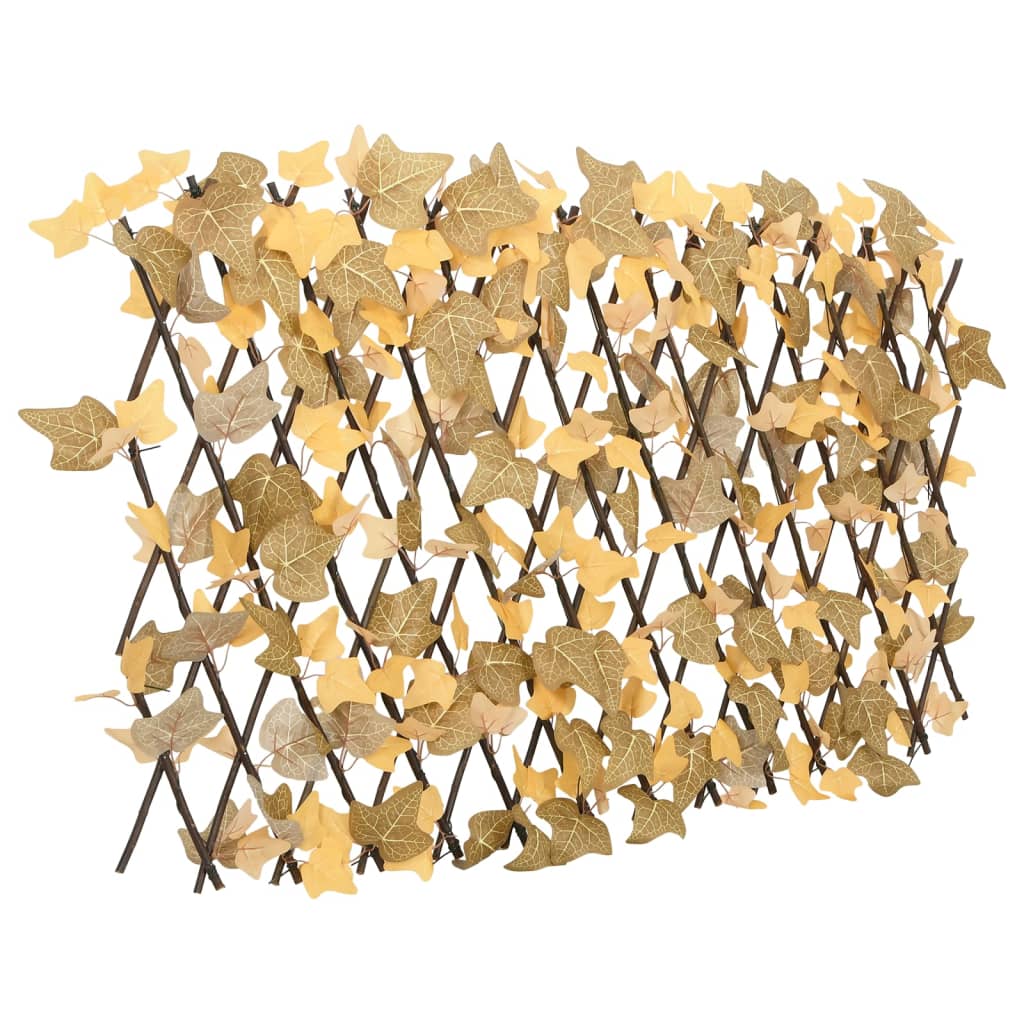 Artificial Maple Leaf Trellis Expandable Orange 180x60 cm