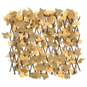 Artificial Maple Leaf Trellis Expandable Orange 180x60 cm