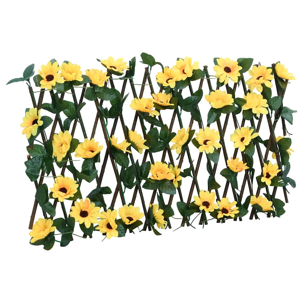  Artificial Ivy Trellis Expandable Yellow 180x20 cm