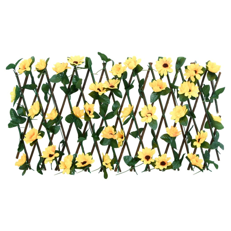  Artificial Ivy Trellis Expandable Yellow 180x20 cm