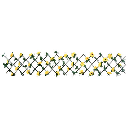  Artificial Ivy Trellis Expandable Yellow 180x20 cm