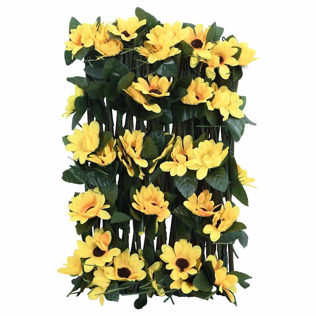  Artificial Ivy Trellis Expandable Yellow 180x20 cm