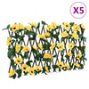  Artificial Ivy Trellis Expandable 5 pcs Yellow 180x20 cm