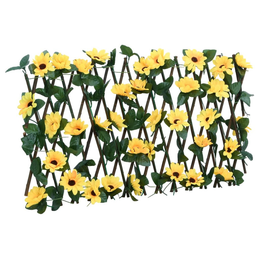  Artificial Ivy Trellis Expandable 5 pcs Yellow 180x20 cm