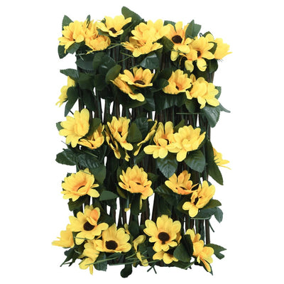  Artificial Ivy Trellis Expandable 5 pcs Yellow 180x20 cm
