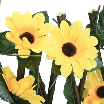  Artificial Ivy Trellis Expandable 5 pcs Yellow 180x20 cm