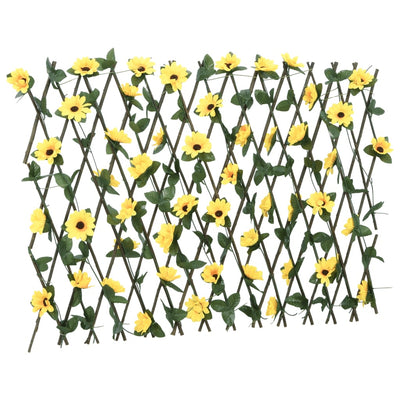  Artificial Ivy Trellis Expandable Yellow 180x60 cm