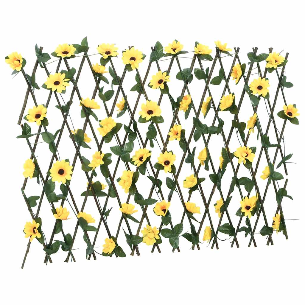  Artificial Ivy Trellis Expandable 5 pcs Yellow 180x60 cm