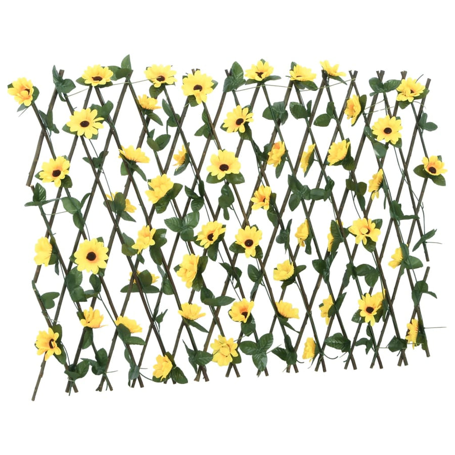  Artificial Ivy Trellis Expandable 5 pcs Yellow 180x60 cm