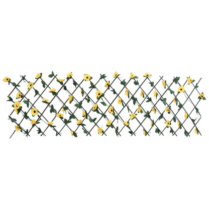  Artificial Ivy Trellis Expandable 5 pcs Yellow 180x60 cm